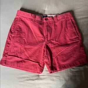 J. Crew Women's Red Flat Front Shorts